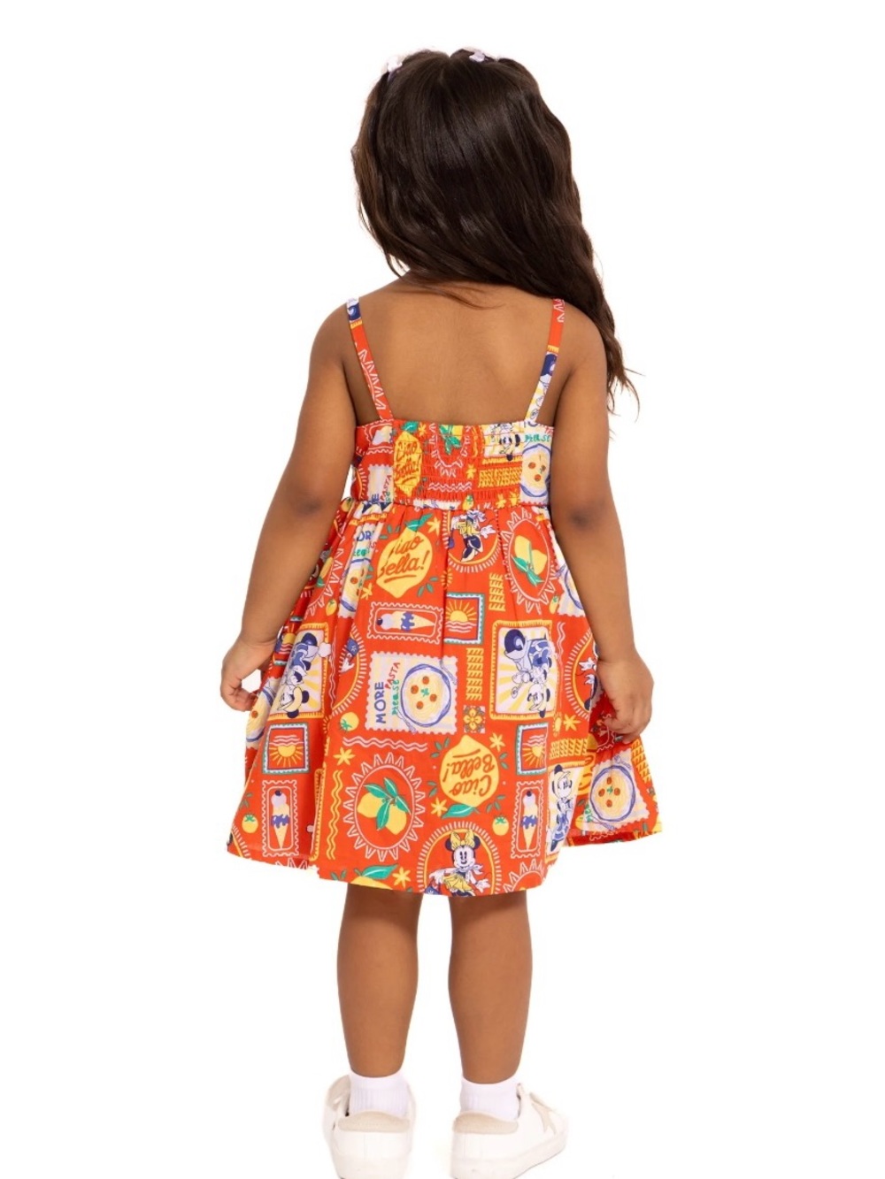 Disney Orange Printed Spaghetti-Strap Dress - Picture 2 of 7